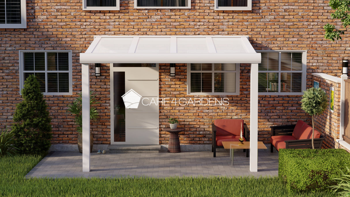 Terrasoverkapping 4,06 meter breed x 5 meter diep