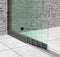 5-Rail Heldere Glazen Schuifwand 457 cm Breed (5x 93 cm breed glas)