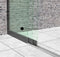 3-Rail Heldere Glazen Schuifwand 275 cm Breed (3x 93 cm breed glas)